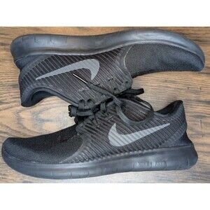 Nike Free RN Commuter Triple Black Womens Size 6.5 - 831511-001